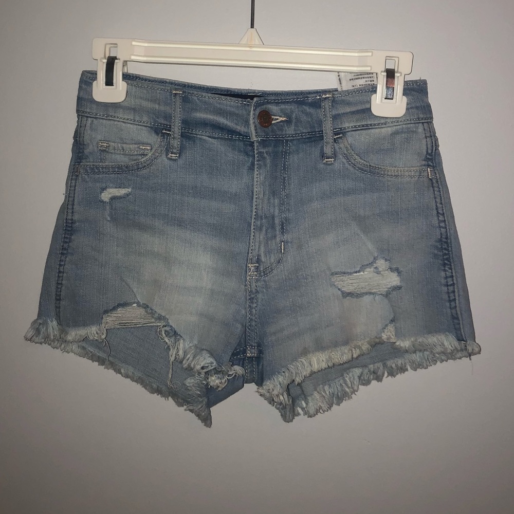 Hollister High-rise jean shorts